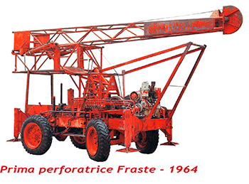 the first Fraste drilling rig - 1964 1macchinafraste2