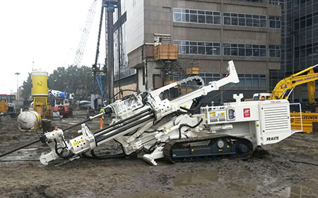 Fraste MITO 60 Drilling rig at work in Holland