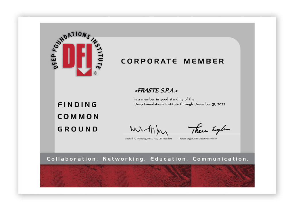 certificato DFI fraste 2022