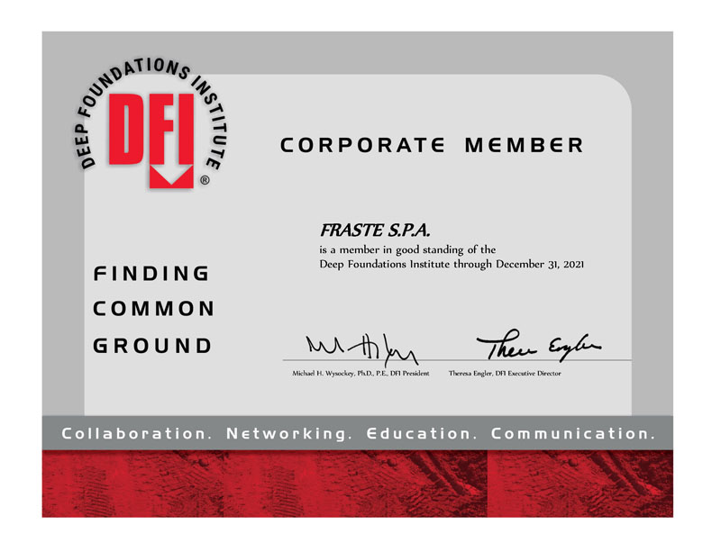 dfi member certificate