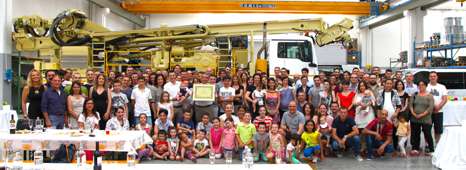 Fiesta del 50° Aniversario dedicada a los empleados Fraste 