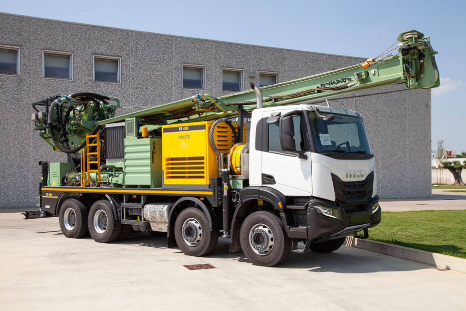 fraste fs400 water well drillig rig trasporto 930