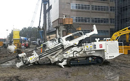 Fraste MITO 60 Foreuse en action en Hollande